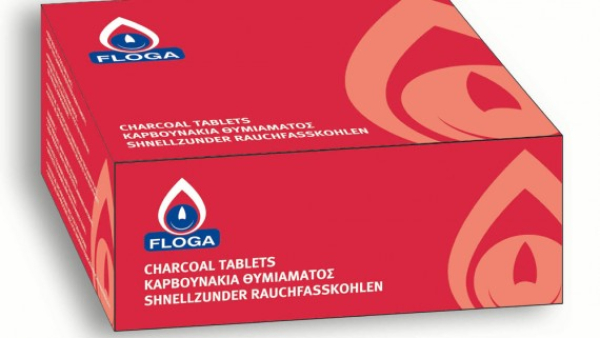 Schnellzünder - Räucherkohle 3,3 cm Durchmesser von Floga