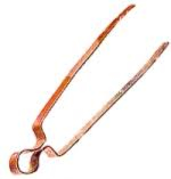 Räucherzangen aus Kupfer