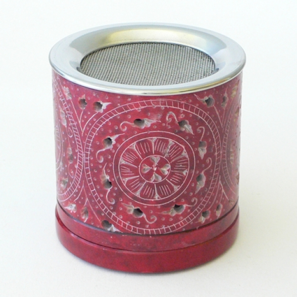 Speckstein Räucherstövchen "Shrila" mit Sieb