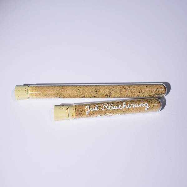 Julräucherung. "Für die Julzeit".