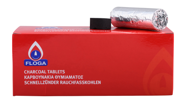 Schnellzünder - Räucherkohle 2,7 cm Durchmesser von Floga