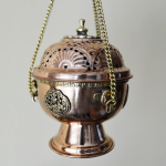 Weihrauchschwenker aus Kupfer.